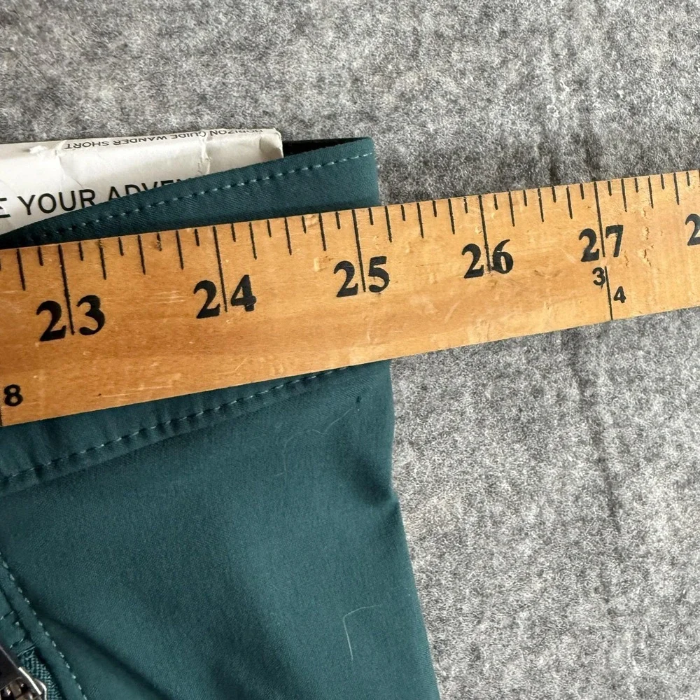 Eddie Bauer Shorts Mens 48T Tall Green Chino Horizon Guide Wander 9 Inseam Hikin